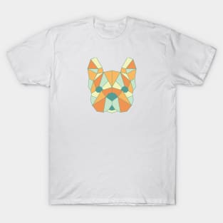 Geo Frenchie Multi-Color T-Shirt